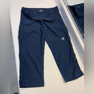 Eddie Bauer Navy Capri Pants